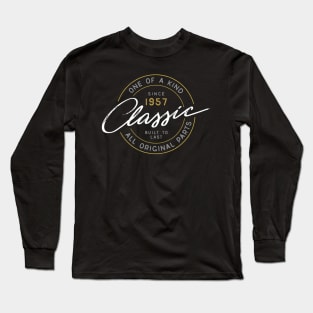 60Th Birthday 1957 Classic Vintage Car Long Sleeve T-Shirt